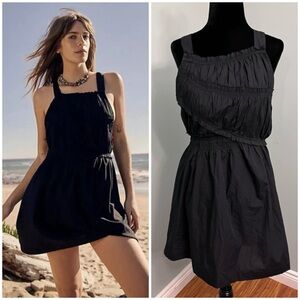 Free People Eyes on Me Mini Dress Black Size S/M